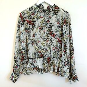 Zara Floral Blouse
